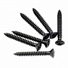 MX3038BK-6 Саморез 3х25мм, черный, 6шт, Musiclily