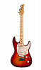 046980 Progression Plus Cherry Burst Flame MN Электрогитара, Godin