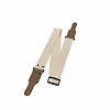 FL0010C Cotton Ремень для гитары, хлопок, белый, Fidel
