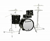 LC179XX016 Breakbeats Questlove Барабанная установка, черная, Ludwig
