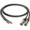 ALPM050 Кабель акустический XLRm-RCA, 5м, 2шт, Klotz