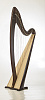 RHL003 Арфа леверсная, 36 струн, цвет: орех, Resonance Harps