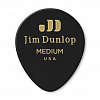 485P03MD Black Teardrop Медиаторы, 12шт, капля, средние, Dunlop
