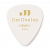 483P01HV Genuine Celluloid Медиаторы, 12шт, толстые, белые, Dunlop