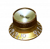 KG-130VI Ручка потенциометра, Volume, золото, дюймы, Hosco