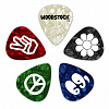 1CAC6-10WS Woodstock Медиаторы, 10шт, толстые, Planet Waves