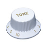 KW-240TI Ручка потенциометра, Tone, белая, дюймы, Hosco