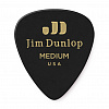 483P03MD Genuine Celluloid Медиаторы, 12шт, средние, черные, Dunlop