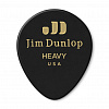 485P03HV Black Teardrop Медиаторы, 12шт, капля, толстые, Dunlop