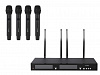RWS-4HD Беспроводная микрофонная система, 4 ручных передатчика, LAudio