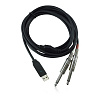 Behringer Line 2 USB - линейный стерео USB-аудиоинтерфейс (кабель)