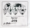 CPS019 Отдельная струна, сталь, 019, La Bella