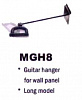 MGH8 Настенный держатель для гитары, Lutner