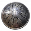 OHP-L34-8-1-bz-G# Глюкофон 34см, Handpan Overtone